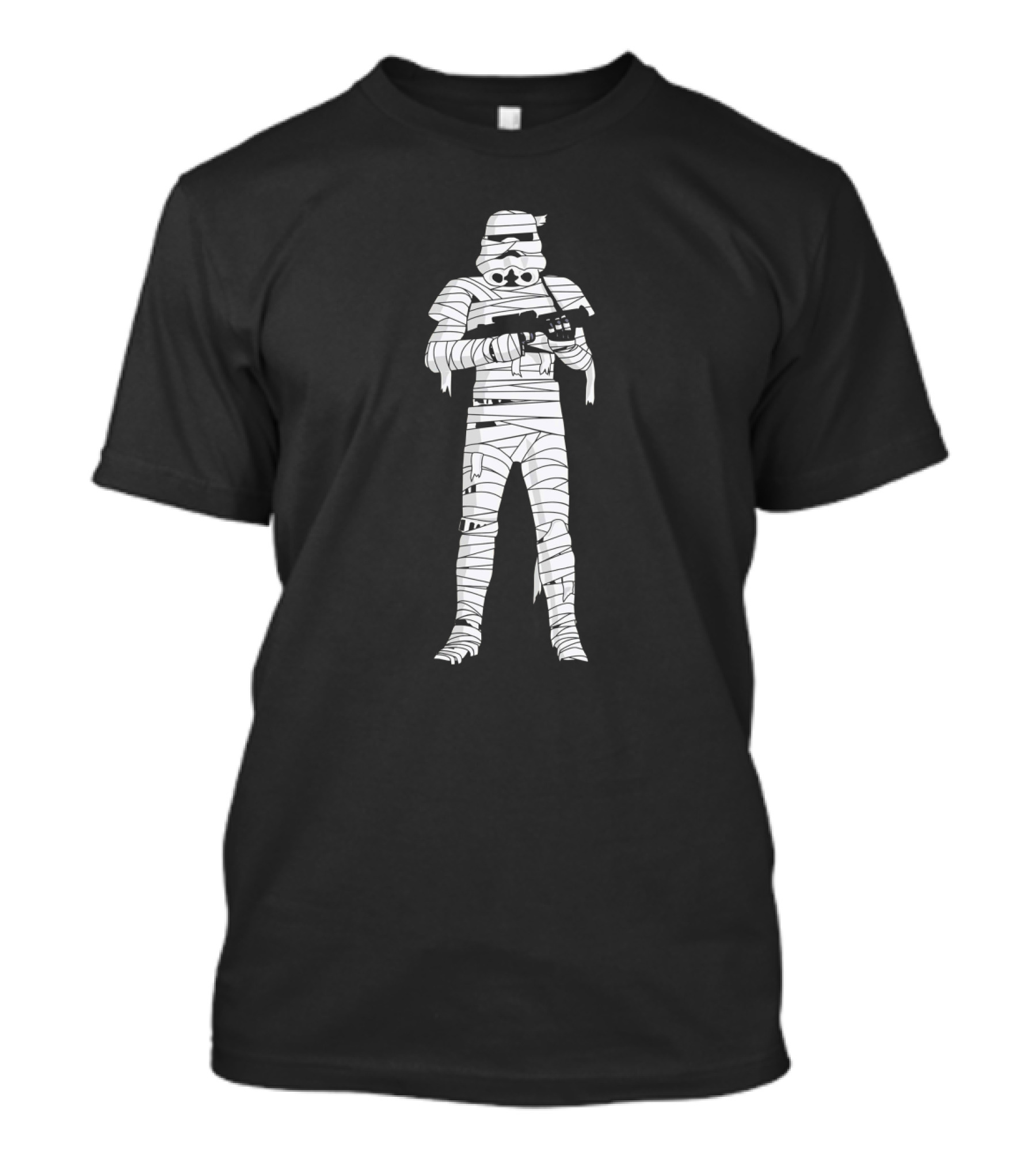 Star Wars Stormtrooper Wrapped Like Mummy Halloween T-Shirt
