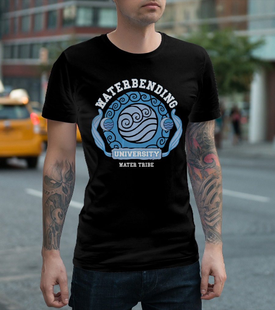 Waterbending University Water Tribe T-Shirt