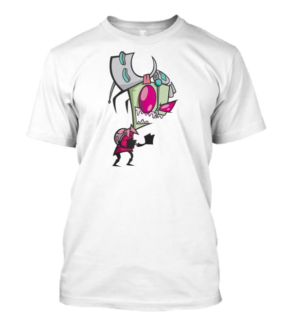 Nickelodeon Invader Zim Emblematic Moment With GIR T-Shirt