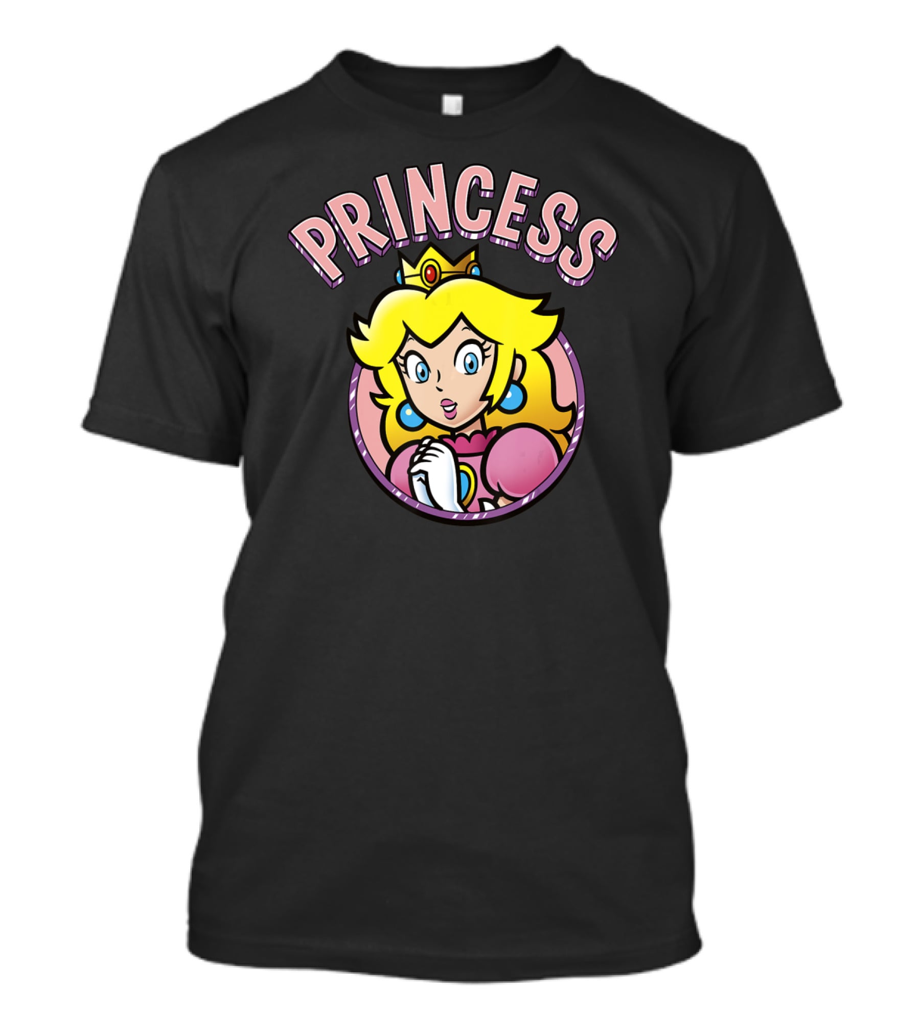 Super Mario Peach Princess Iconic Character T-Shirt