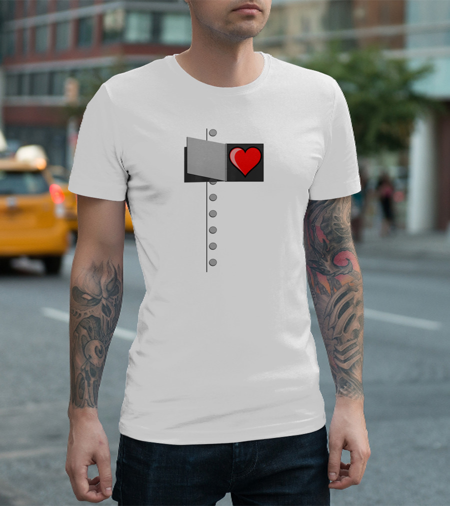 Halloween Wizard of OZ Tin Man Heart T-Shirt