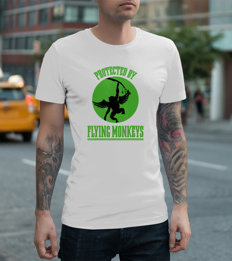 Oz Wicked Witch Protected by Flying Monkeys Wizard of T-Shirt