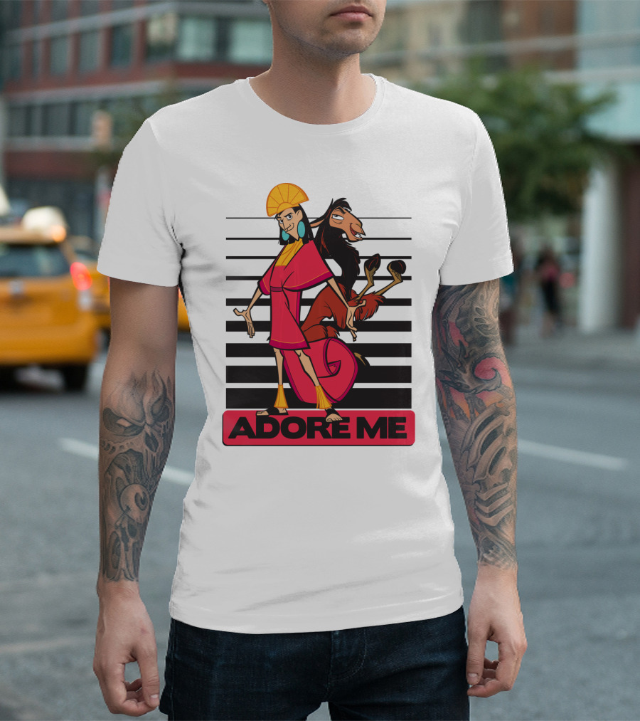 Disney Emperor's New Groove Kuzco Adore Me Stripes T-Shirt