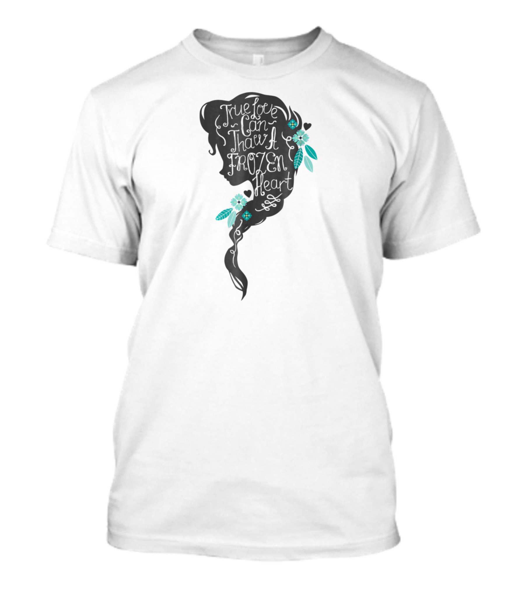 Disney Frozen Elsa True Love Can Thaw A Frozen Heart Profile T-Shirt