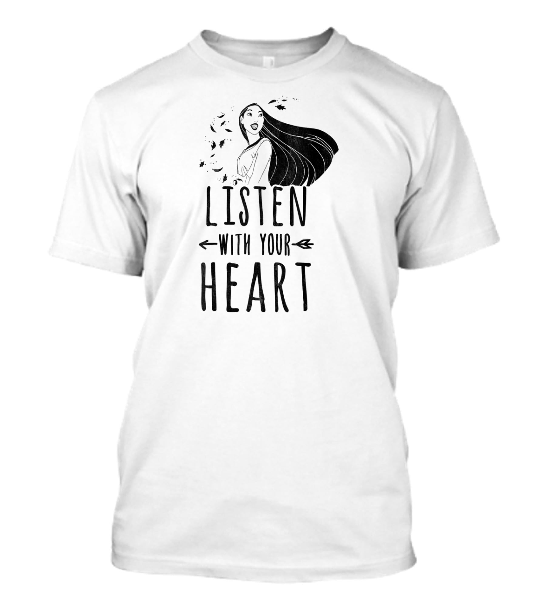 Disney Pocahontas Listen With Your Heart Arrow T-Shirt