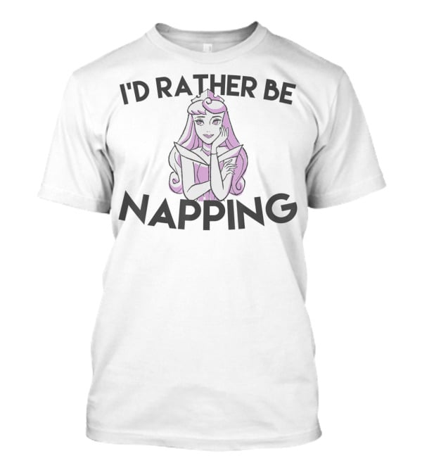 Disney I'd Rather Be Napping Sleeping Beauty T-Shirt
