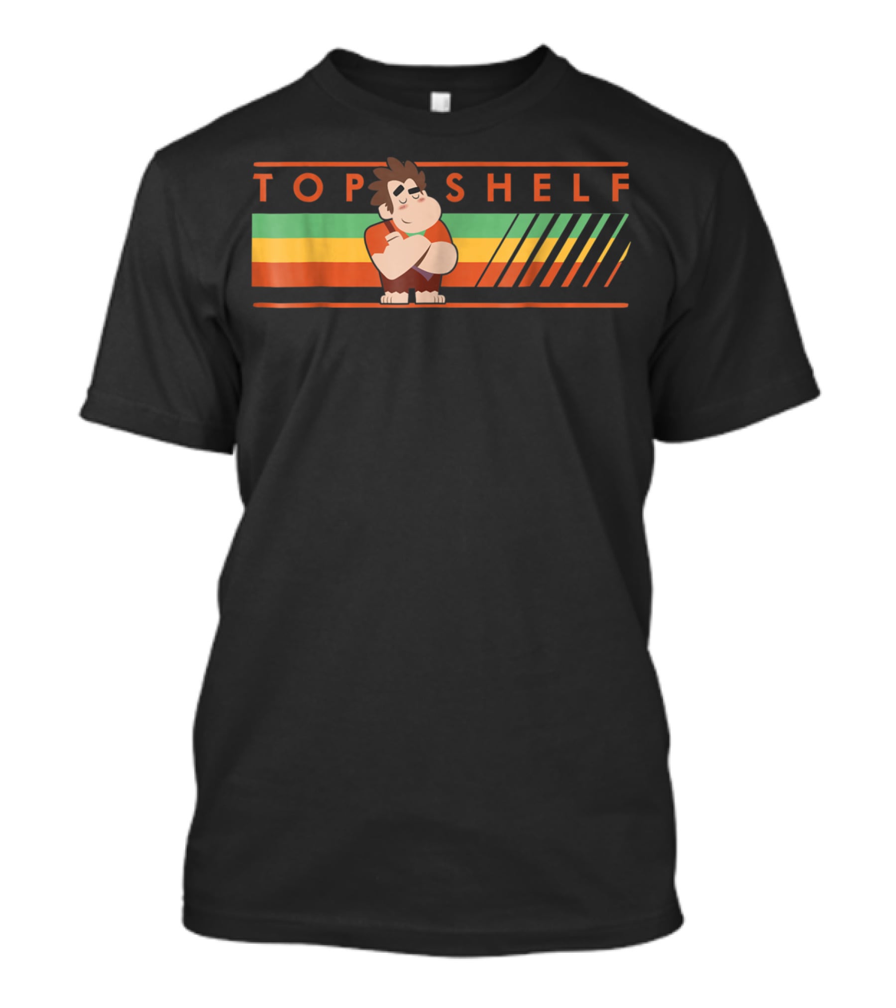 Disney Wreck It Ralph 2 Top Shelf Retro Stripes T-Shirt