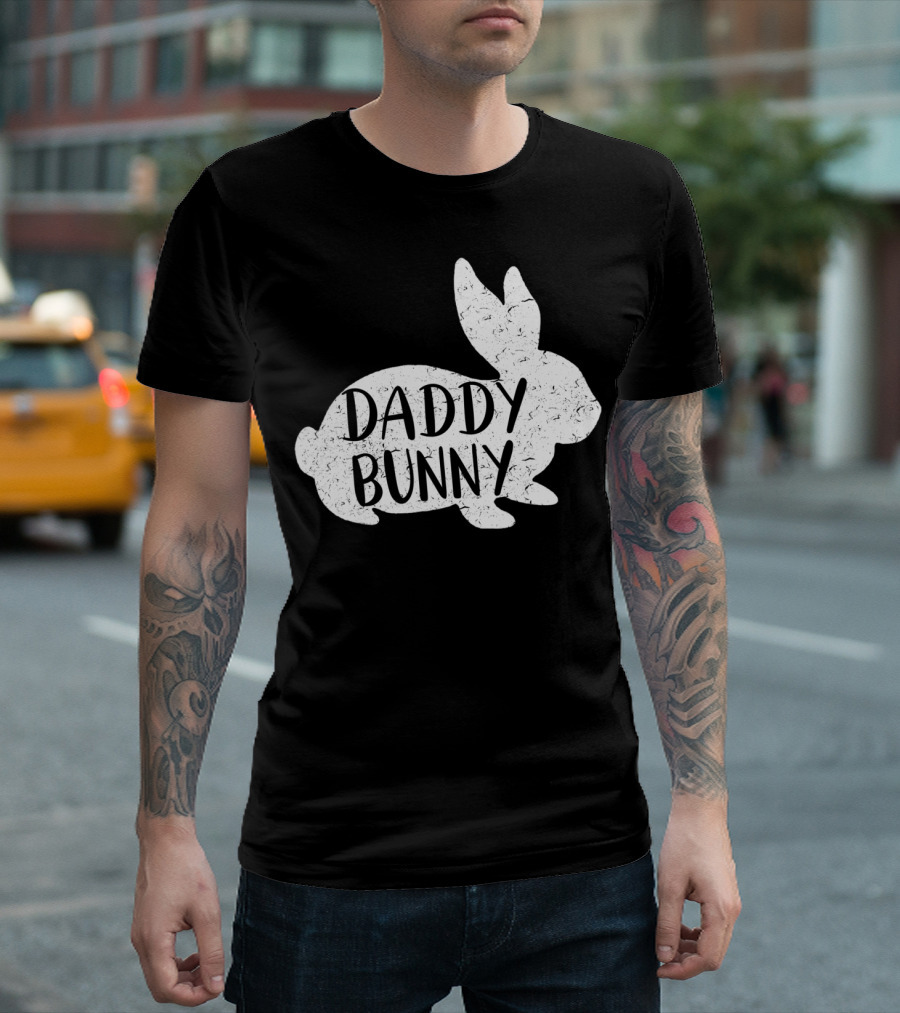 Daddy Bunny Cute Matching Family Easter Bunny T-Shirt