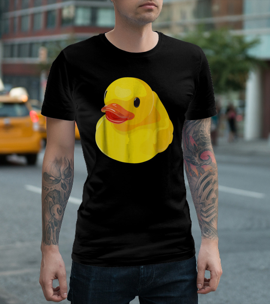 Cute Rubber Duckling 3D Effect T-Shirt