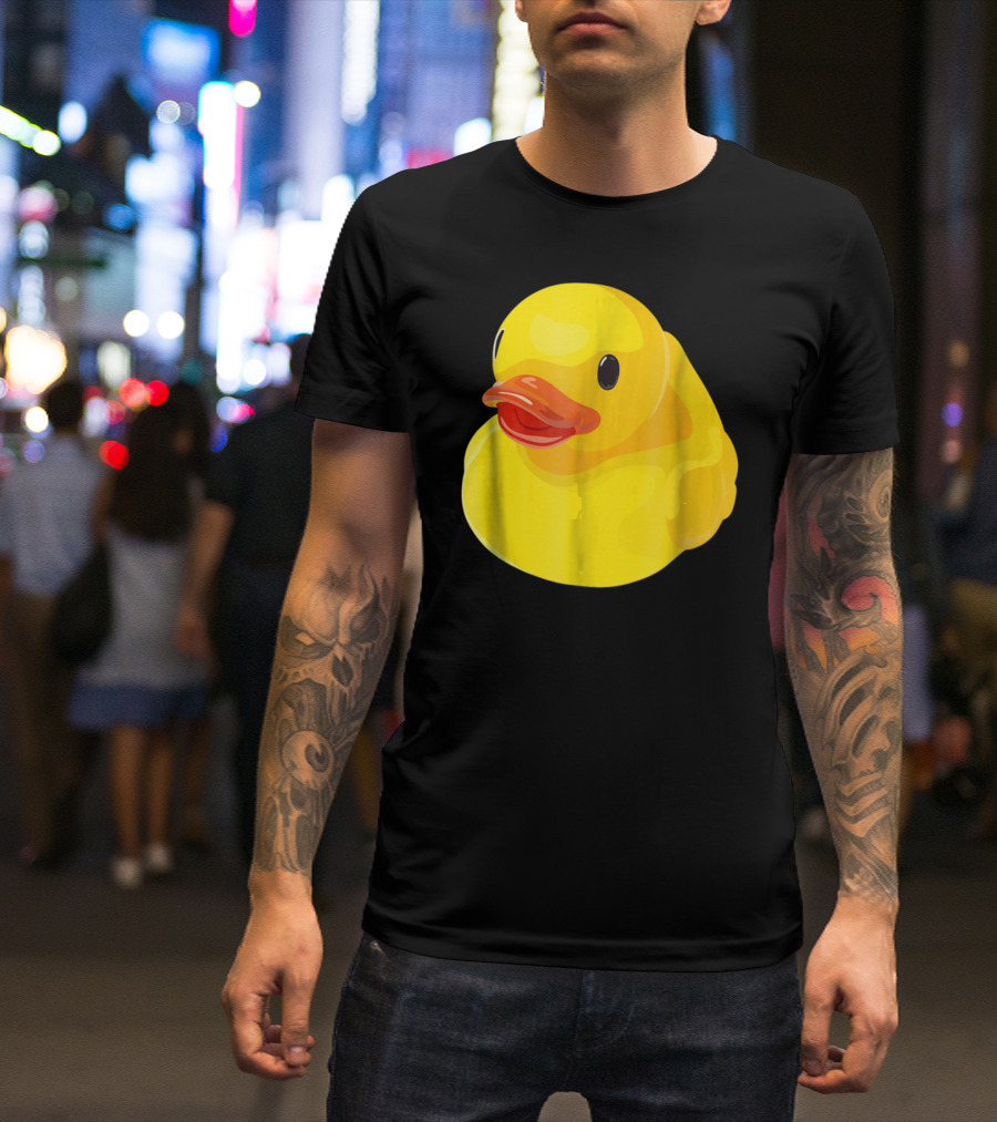 Cute Rubber Duckling 3D Effect T-Shirt