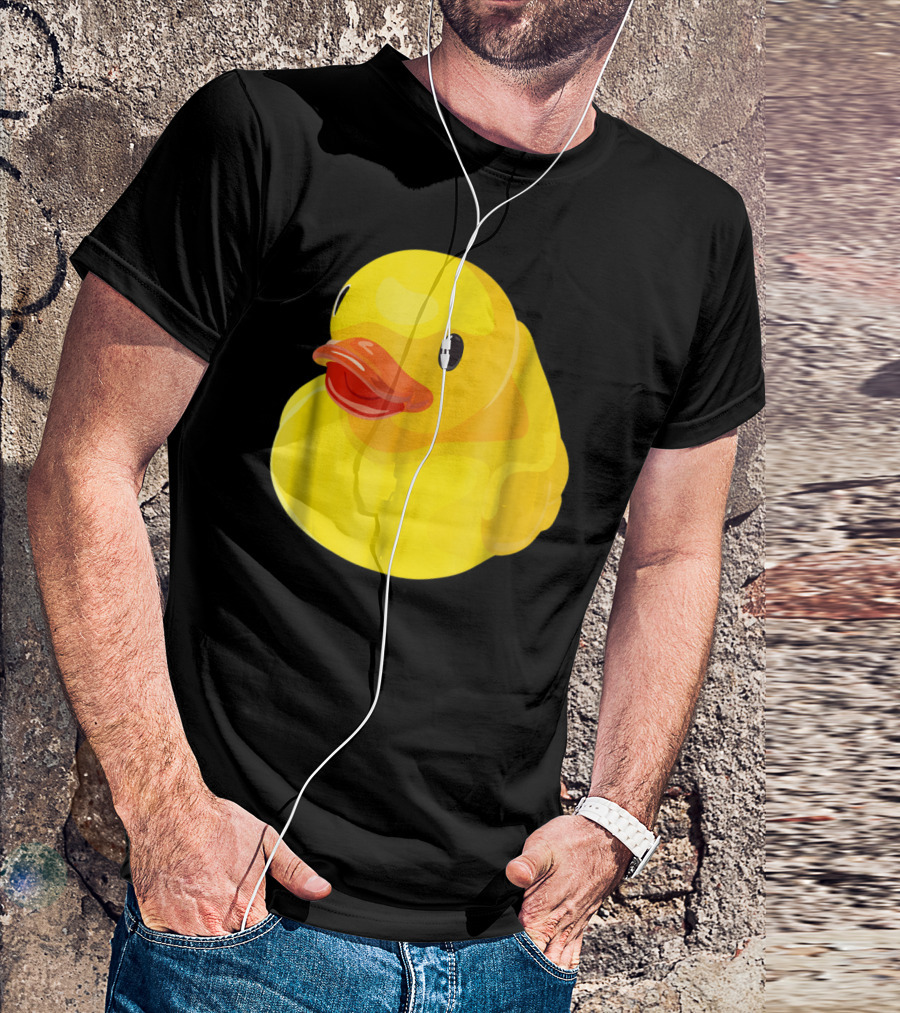 Cute Rubber Duckling 3D Effect T-Shirt