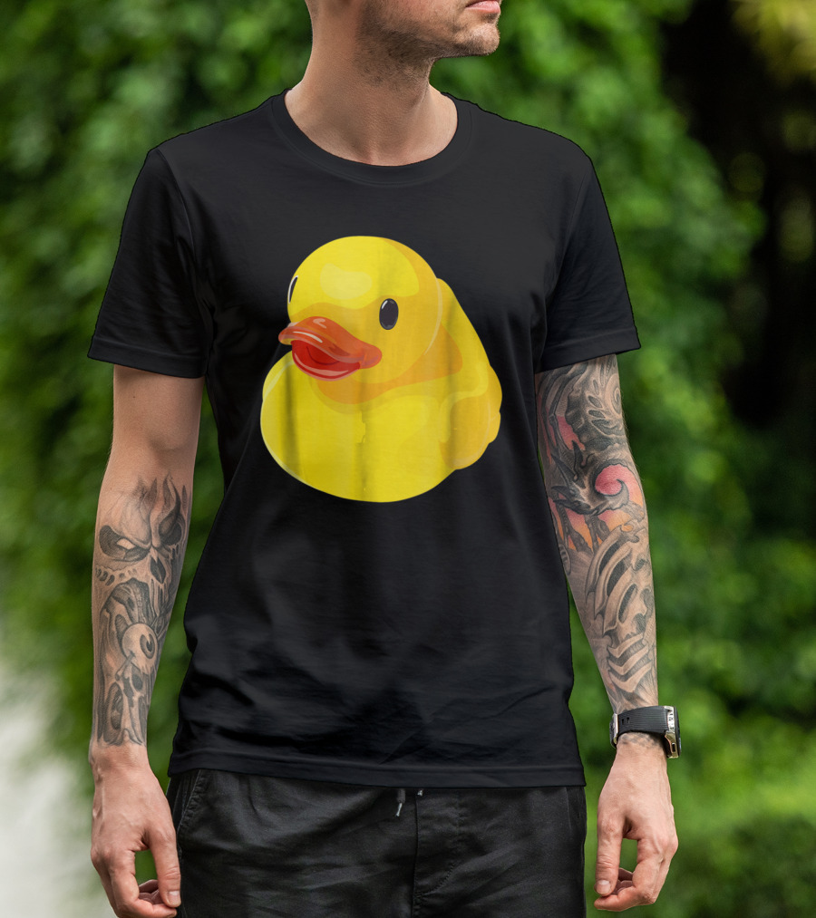 Cute Rubber Duckling 3D Effect T-Shirt