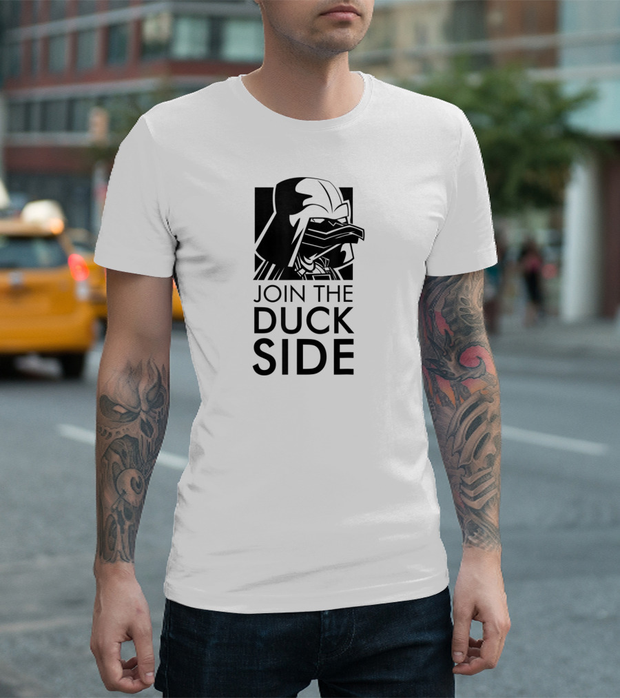 Join The Duck Side Ducky Ducks Duckling Fun Darth Vader T-Shirt