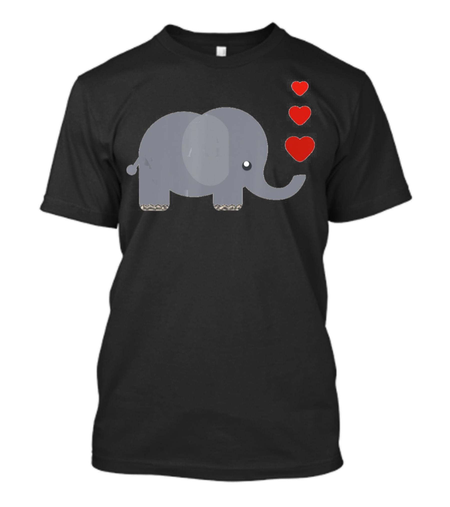 Baby Elephant With Hearts For Guys Girls T-Shirt