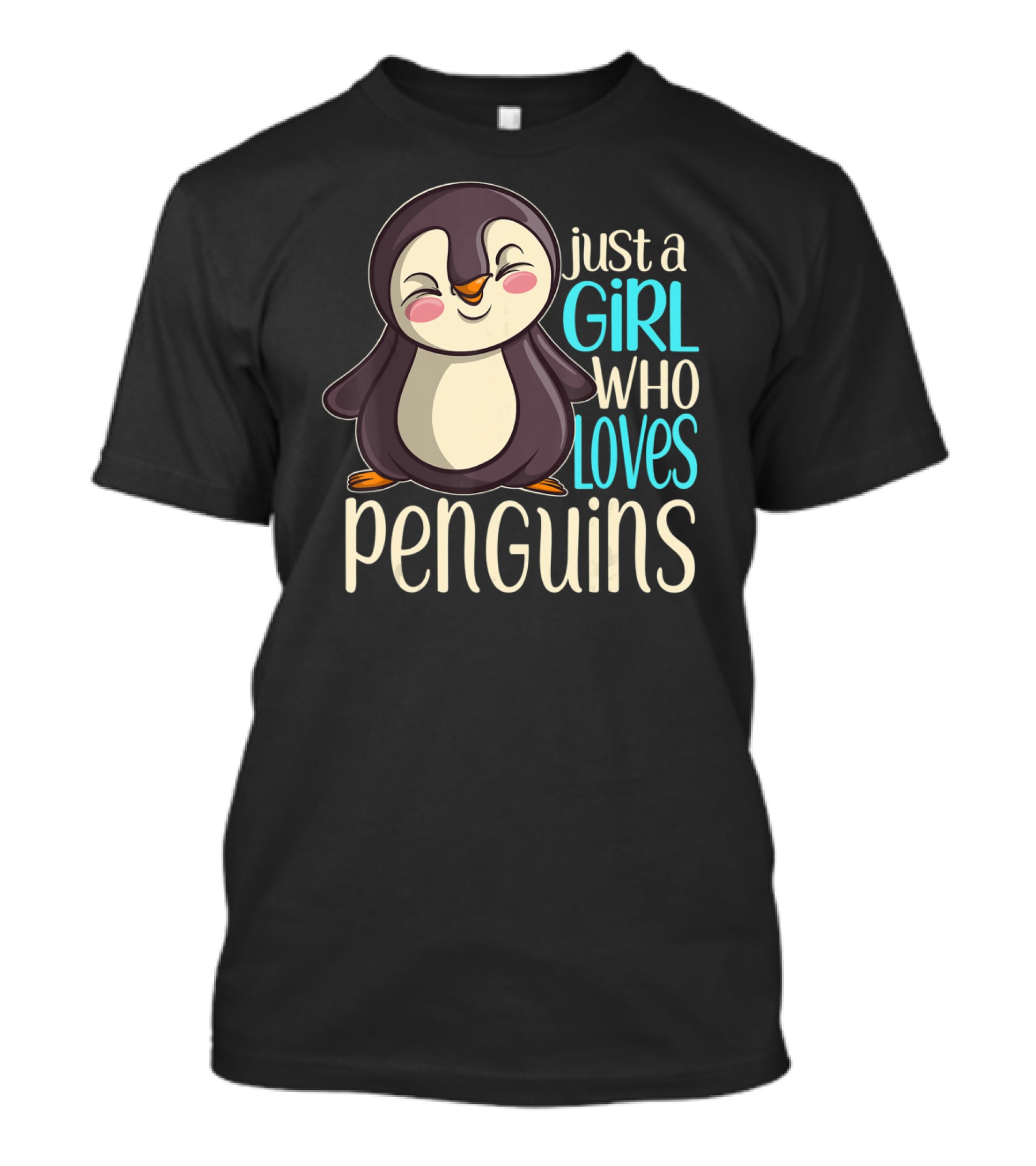 Just A Girl Who Loves Penguins T-Shirt