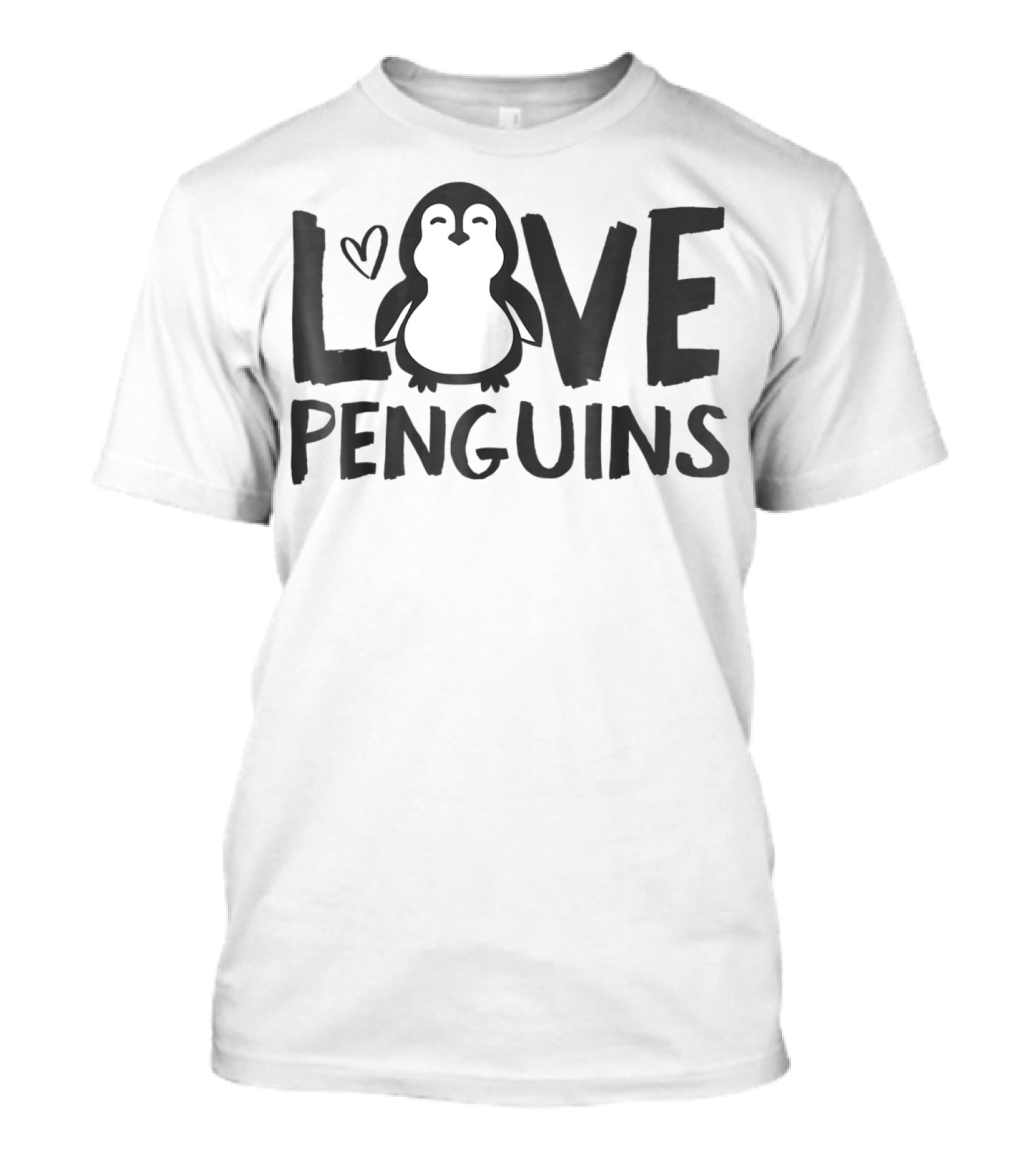 Love Penguins Cute Heart Penguin Lovers T-Shirt