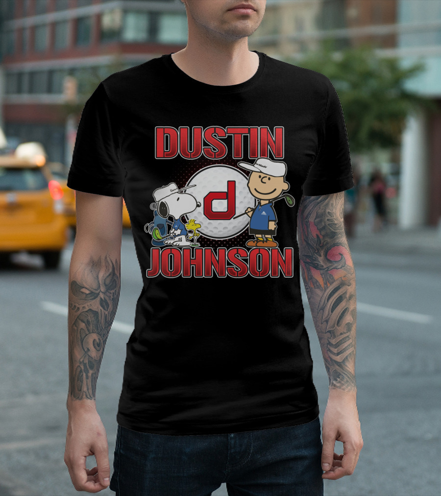 Dustin Johnson Pro Golf Snoopy The Peanuts Movie T-Shirt