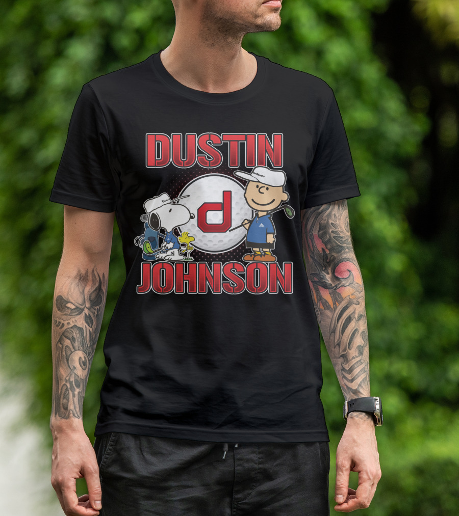 Dustin Johnson Pro Golf Snoopy The Peanuts Movie T-Shirt