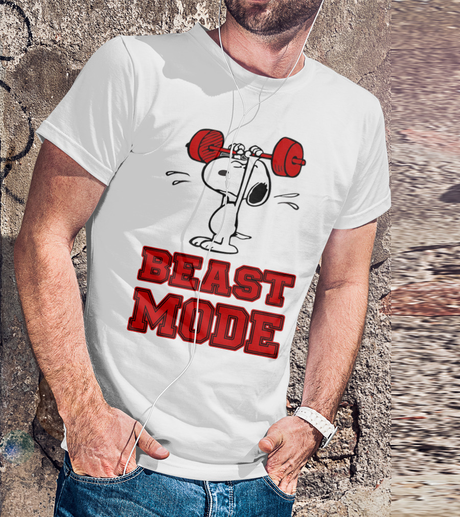 Snoopy Beast Mode The Peanuts Movie T-Shirt