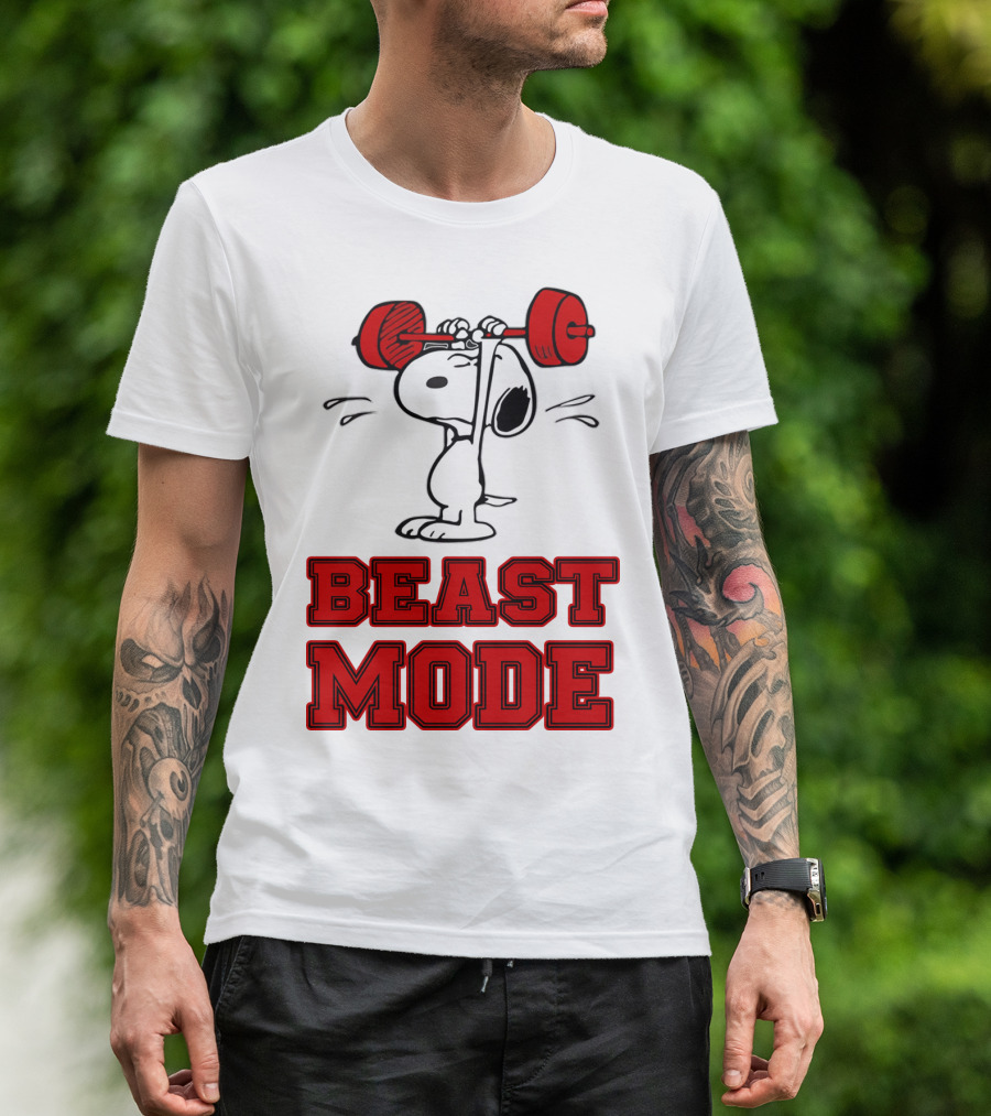 Snoopy Beast Mode The Peanuts Movie T-Shirt