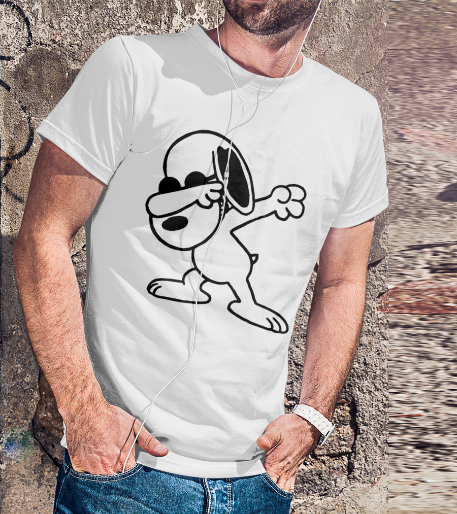 Snoopy Dabbing Dance From The Peanuts Movie T-Shirt