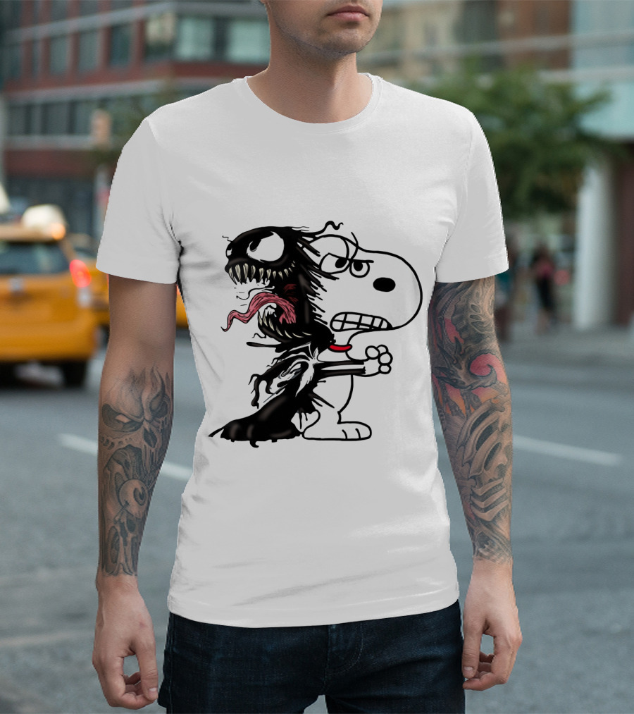 Venom Snoopy Mashup The Peanuts Movie T-Shirt