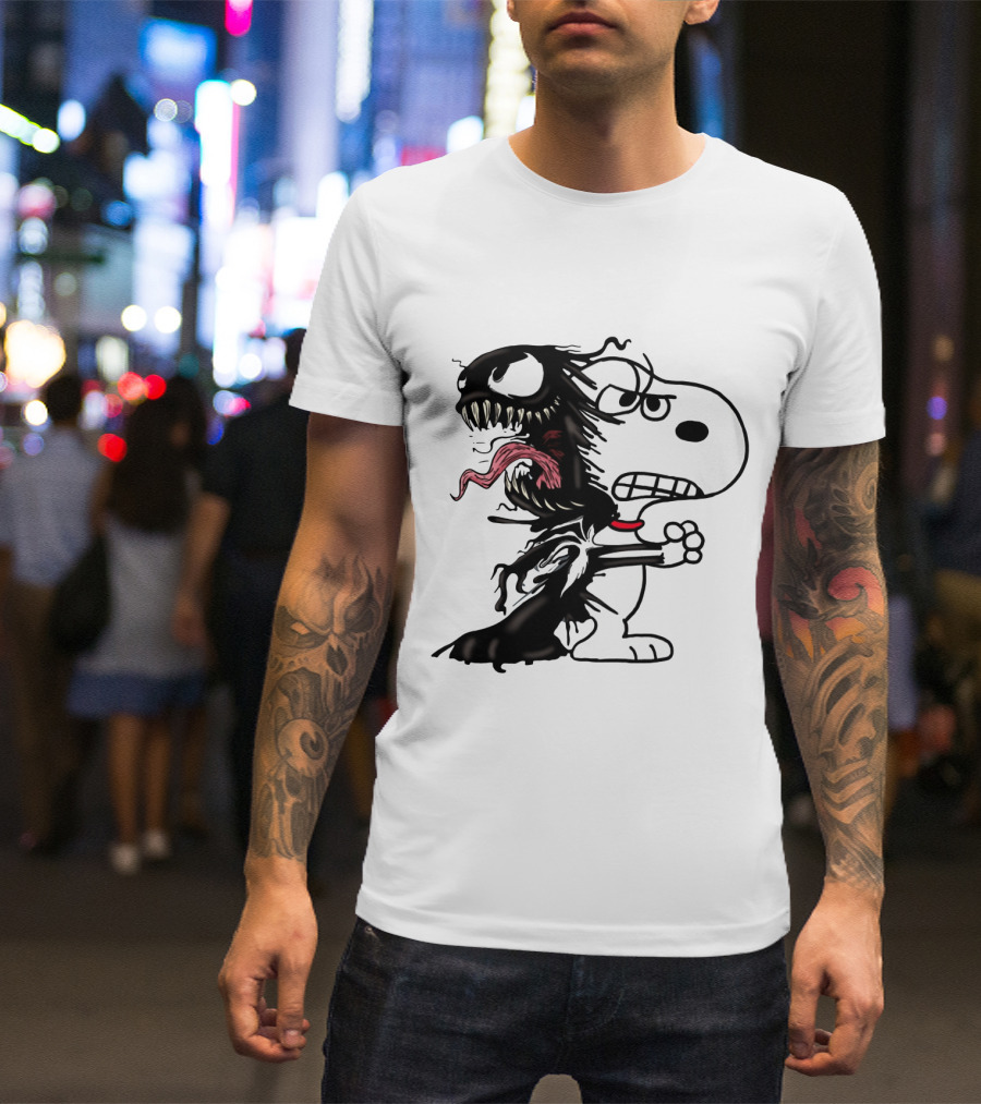 Venom Snoopy Mashup The Peanuts Movie T-Shirt