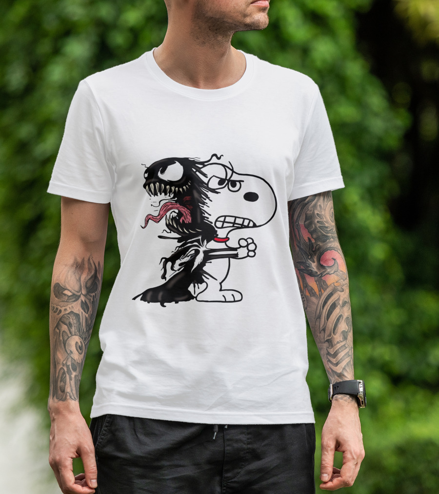 Venom Snoopy Mashup The Peanuts Movie T-Shirt