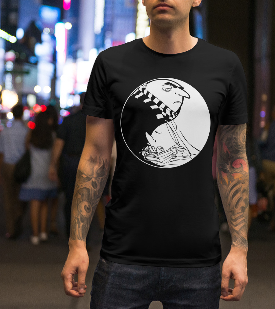 Gru And Dru Yin Yang Minions Despicable Me Sibling Symbol Harmony T-Shirt