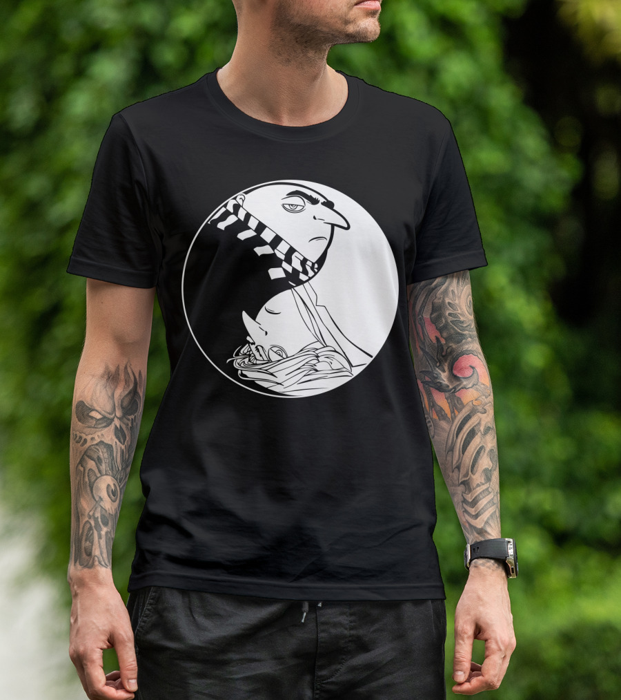 Gru And Dru Yin Yang Minions Despicable Me Sibling Symbol Harmony T-Shirt