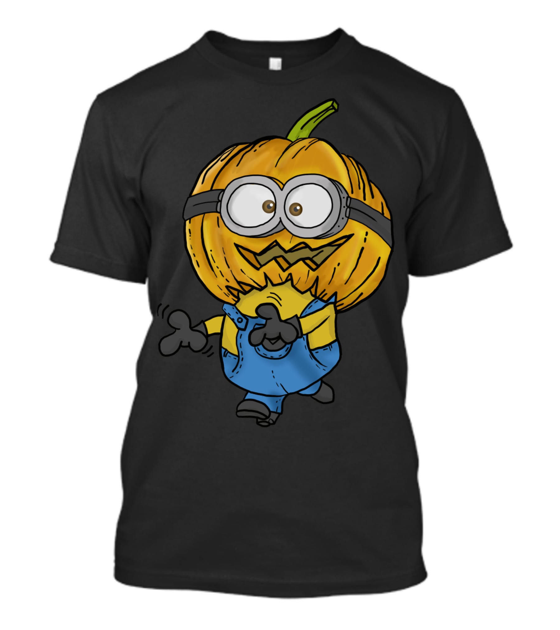 Pumpkin Head Minion Halloween Despicable Me Fun T-Shirt
