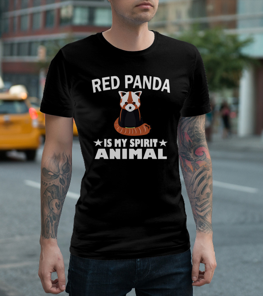 Red Panda Is My Spirit Animal T-Shirt