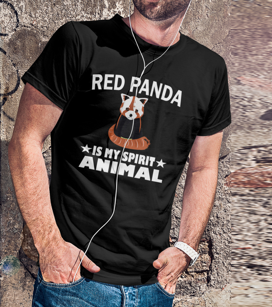 Red Panda Is My Spirit Animal T-Shirt