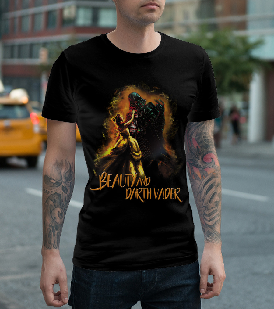 Beauty And The Darth Vader Star Wars Romance Fusion T-Shirt