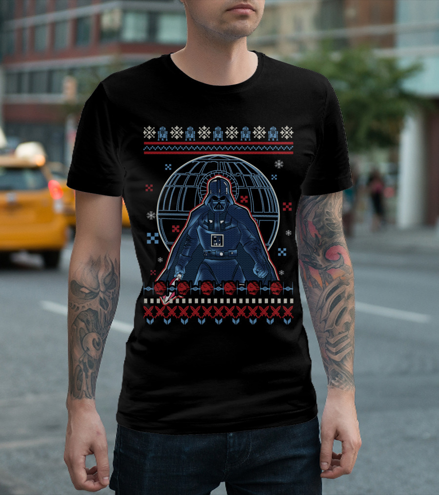 Star Wars Darth Knight Vader Xmas Night Christmas T-Shirt