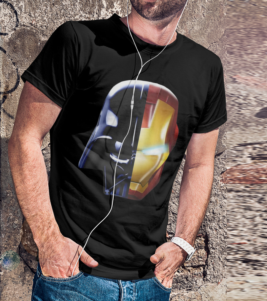 Iron Darth Man Vader Star Wars Marvel Mashup T-Shirt