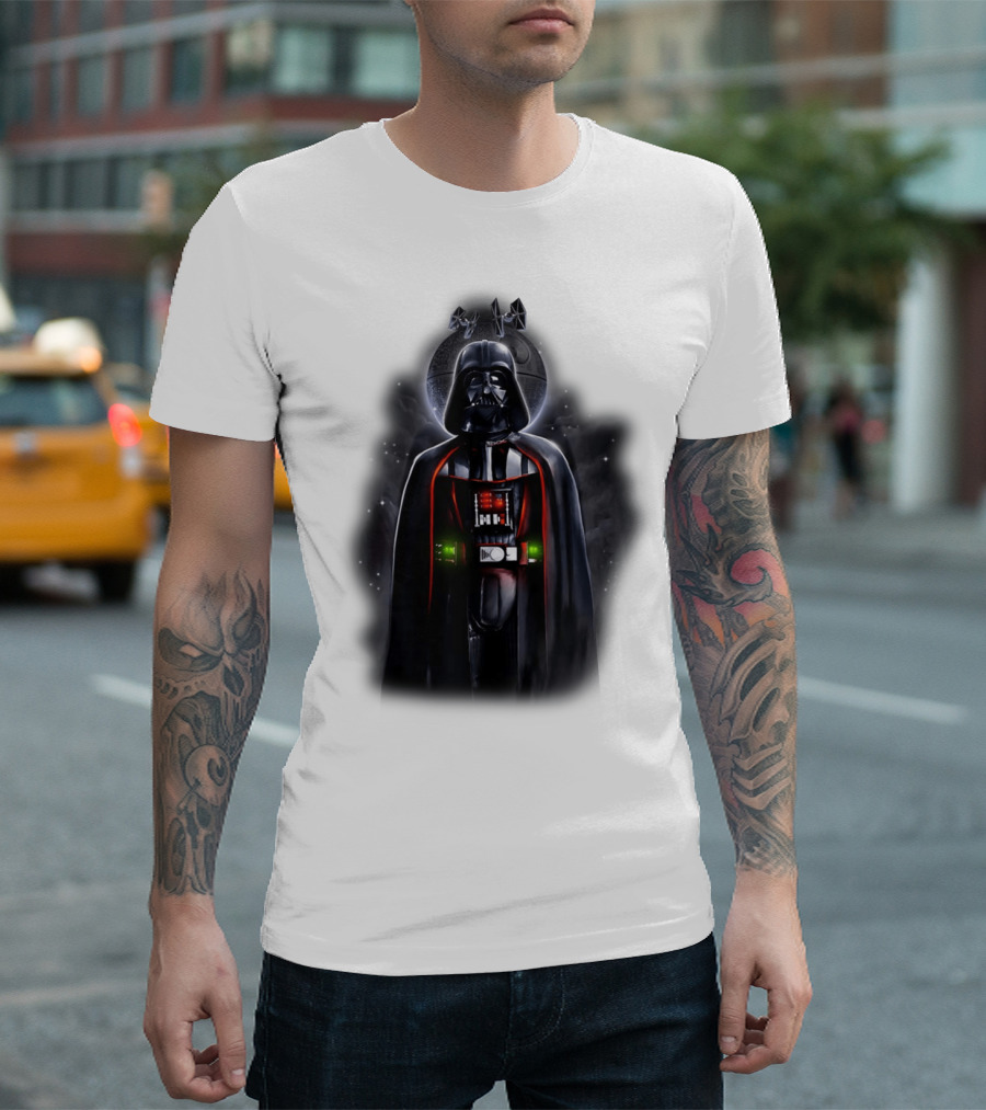 Star Wars Darth Vader with Death Star and Signature T-Shirt