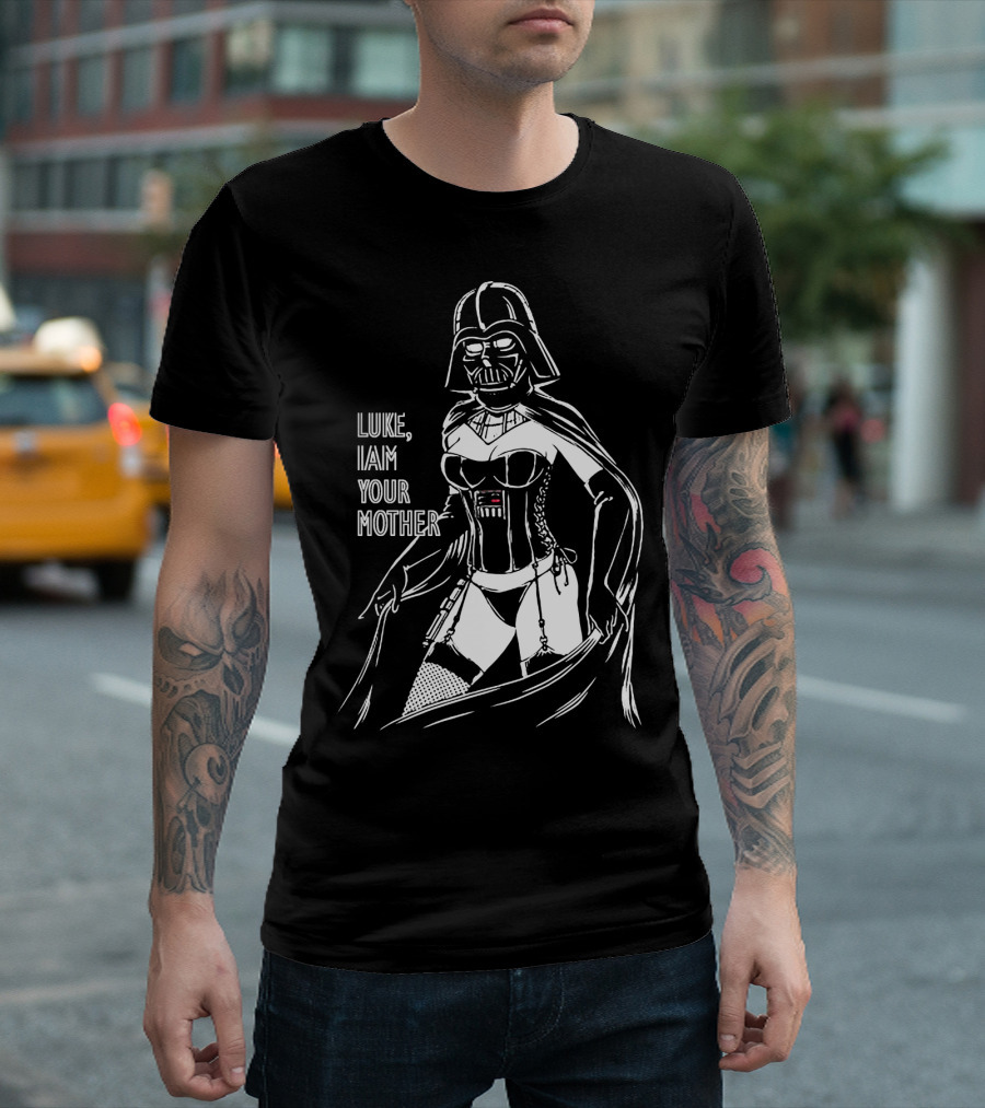 Women Darth Vader Luke I Am Your Mother Star Wars T-Shirt