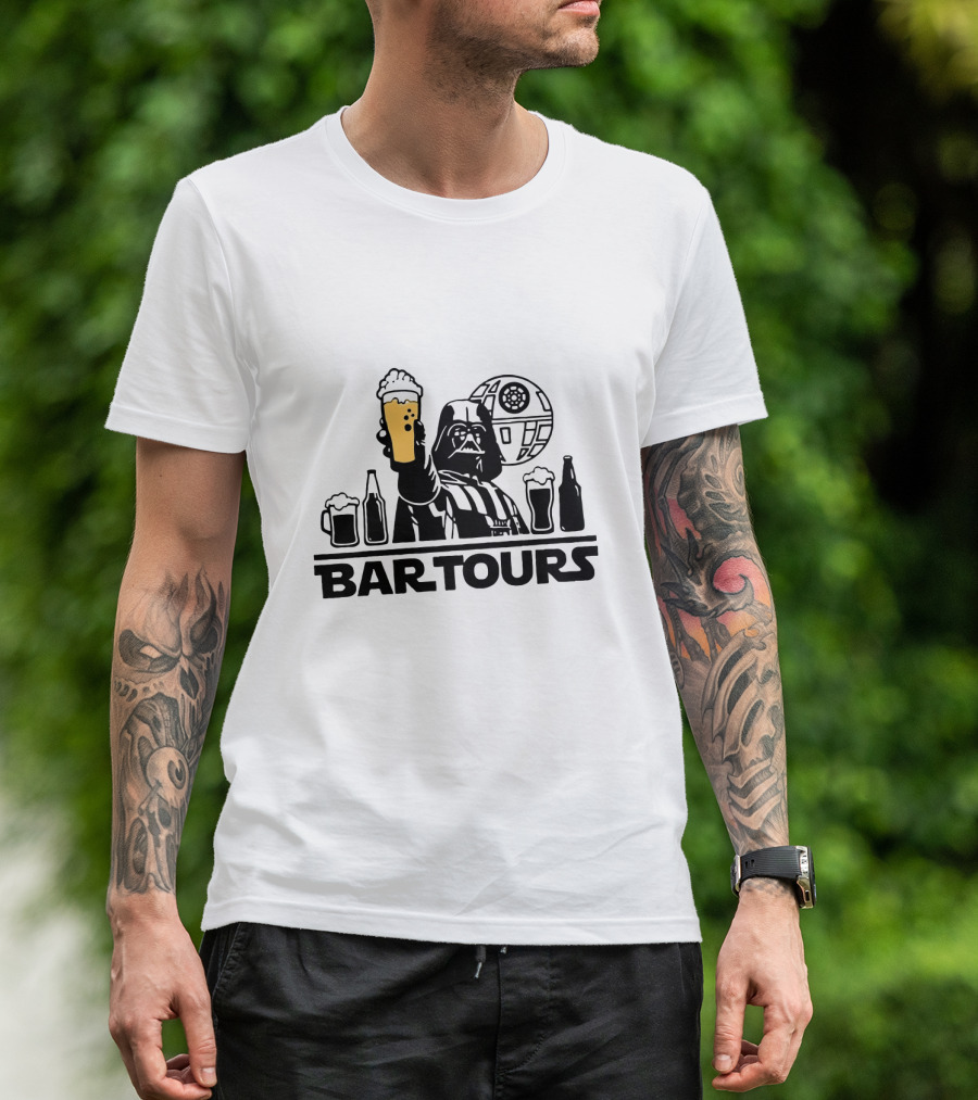 Darth Vader Beer Lovers Bar Tours Star Wars T-Shirt