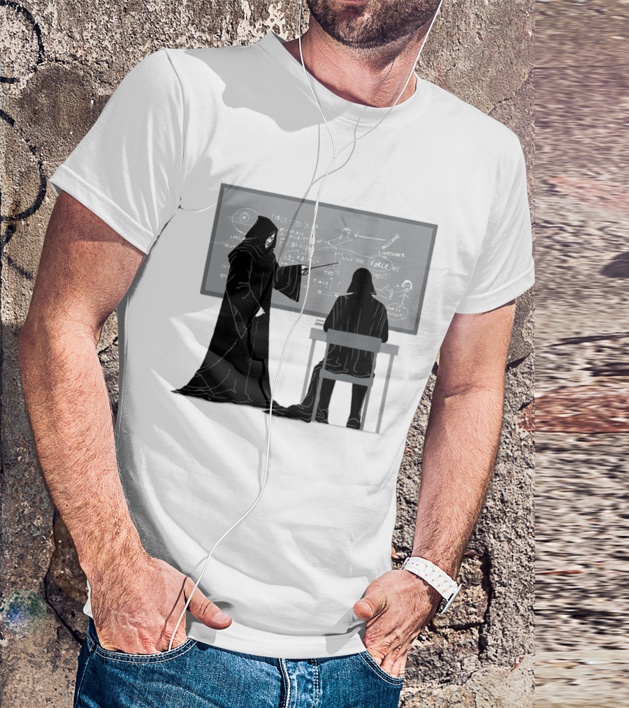 Teach The Force Darth Vader Dark Side Star Wars Classroom T-Shirt