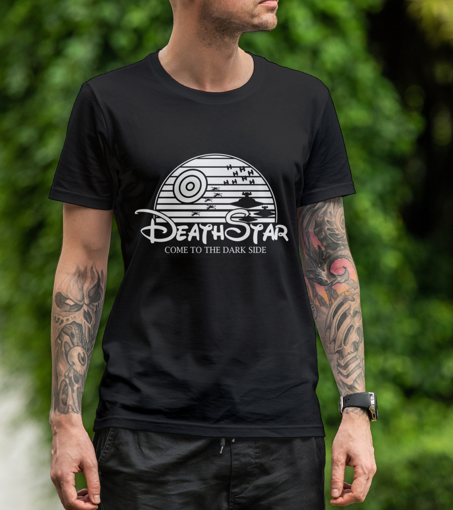 Classic Death Star Come To The Dark Side Disney Moon Star Wars T-Shirt