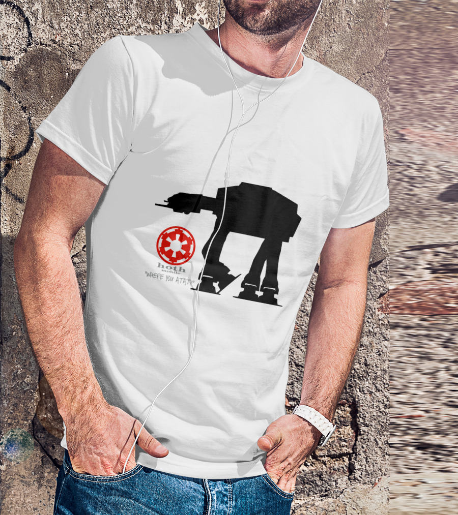 Hoth Mobile Whepe You AT-AT? Star Wars Droids T-Shirt
