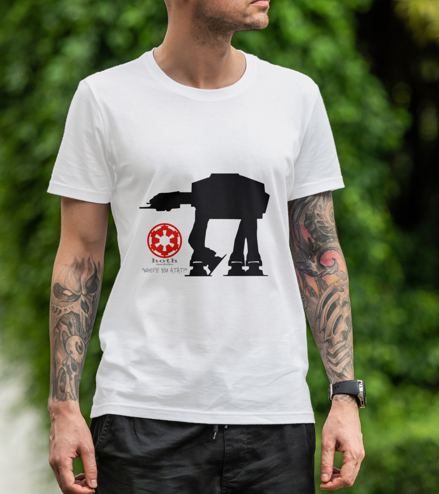 Hoth Mobile Whepe You AT-AT? Star Wars Droids T-Shirt