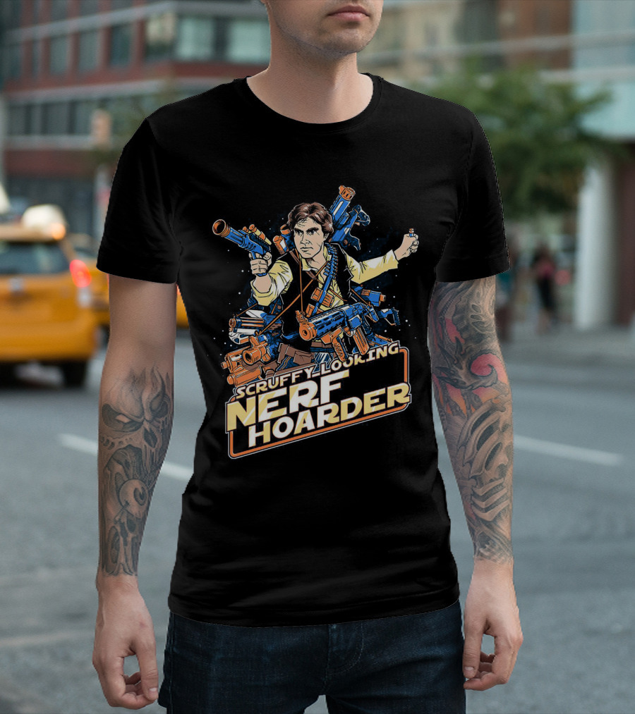 Scruffy Looking Nerf Hoarder Han Solo Star Wars T-Shirt