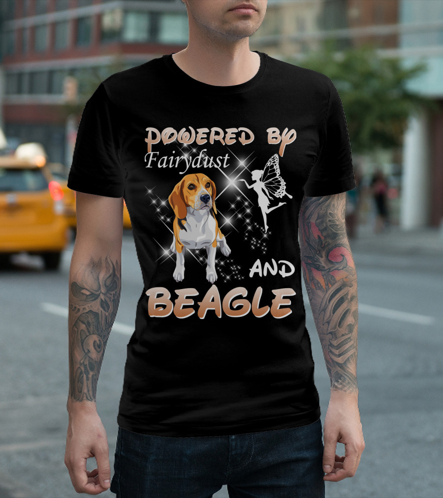 Powered By Fairydust And Beagle T-Shirt