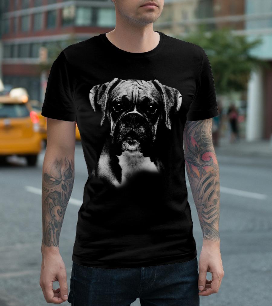 Boxer Dog Portrait Close-Up T-Shirt
