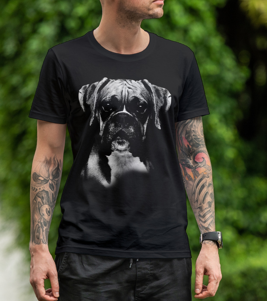 Boxer Dog Portrait Close-Up T-Shirt