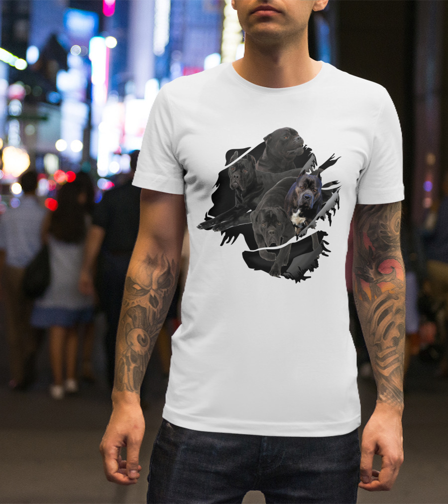 Cane Corso Black Dog Pack T-Shirt