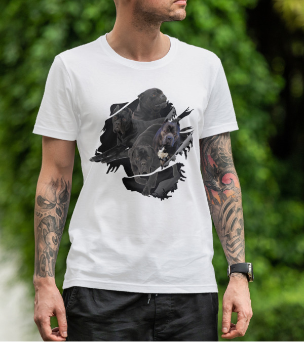 Cane Corso Black Dog Pack T-Shirt