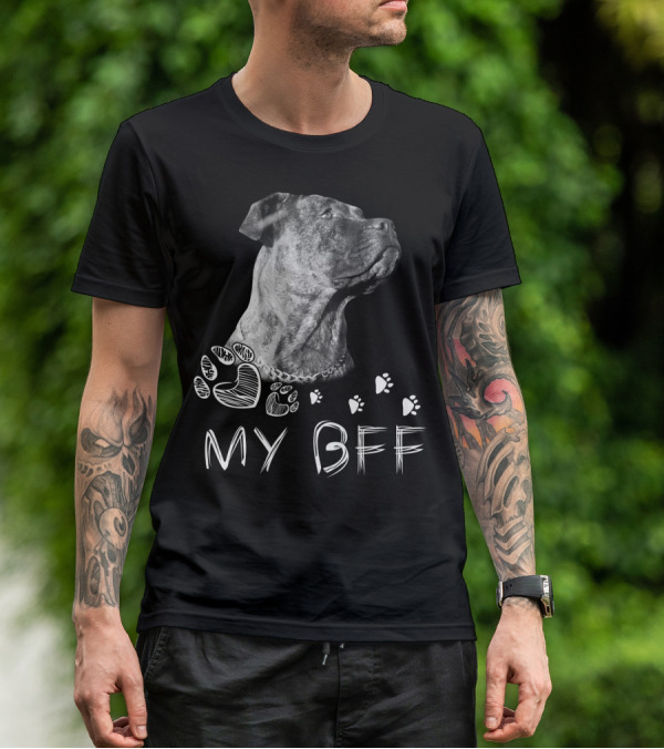Cane Corso My BFF Paw Prints T-Shirt